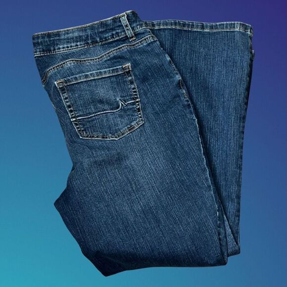 M Jeans by Maurices Hi Rise Curvy Jeans Size 18 Short 38x30 #89 - Picture 3 of 5